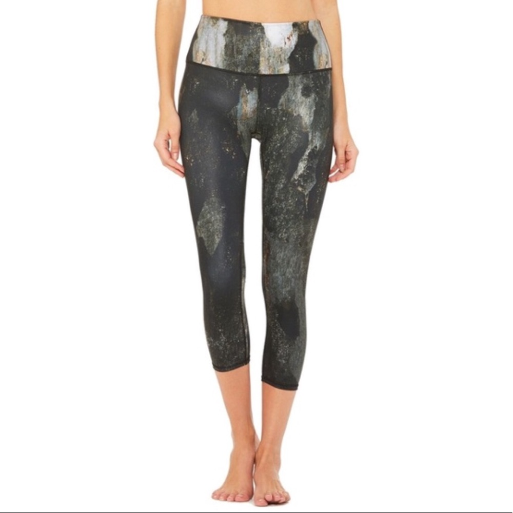 NWT Alo High-waist Airbrush Capri Canyon
